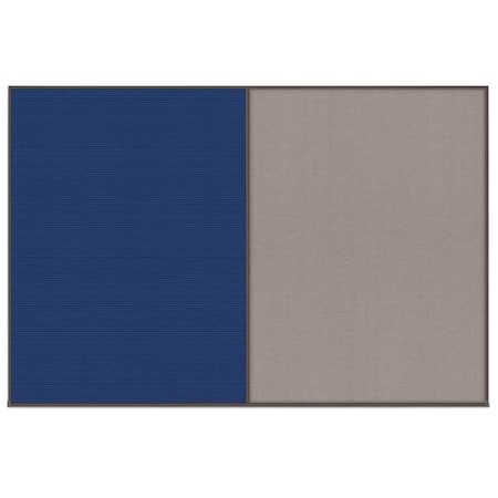 United Visual Products Enclosed Corkboard, 1 Door, 72"x36", 4" Fra, UV3404-SATIN-KEYLIME UV3404-SATIN-KEYLIME